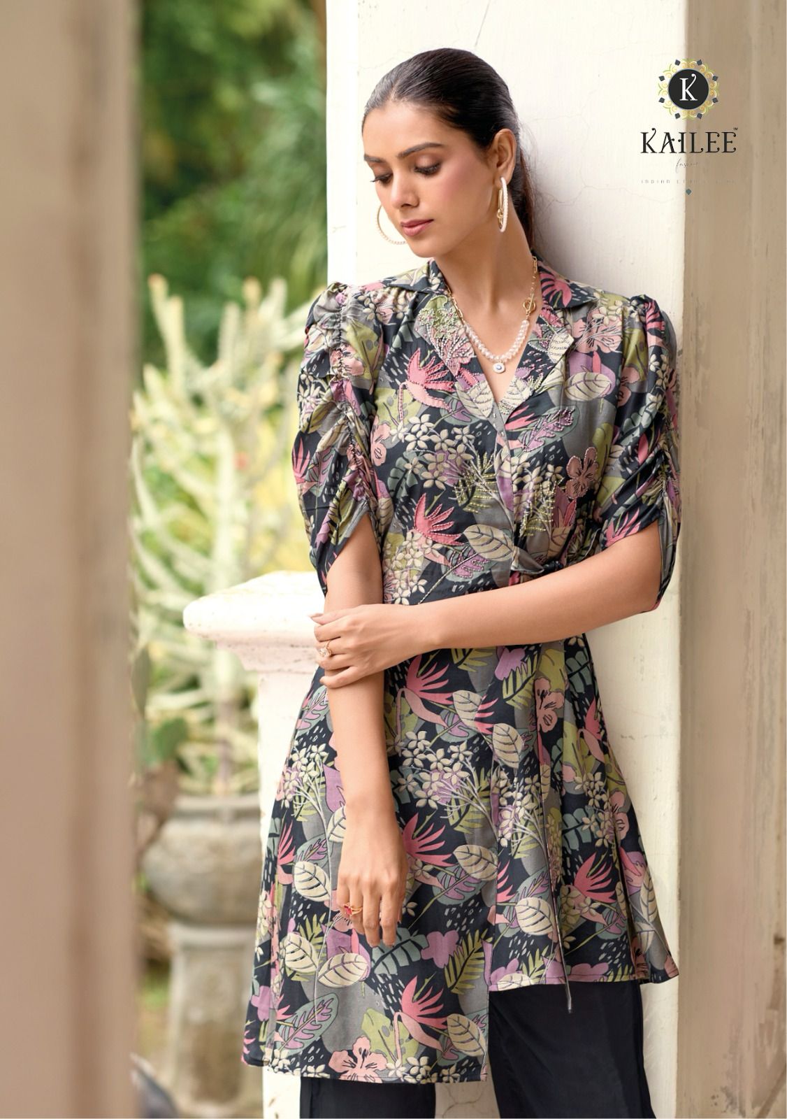 Eliza By Kailee Tunic Style Kurtis With Bottom Catalog